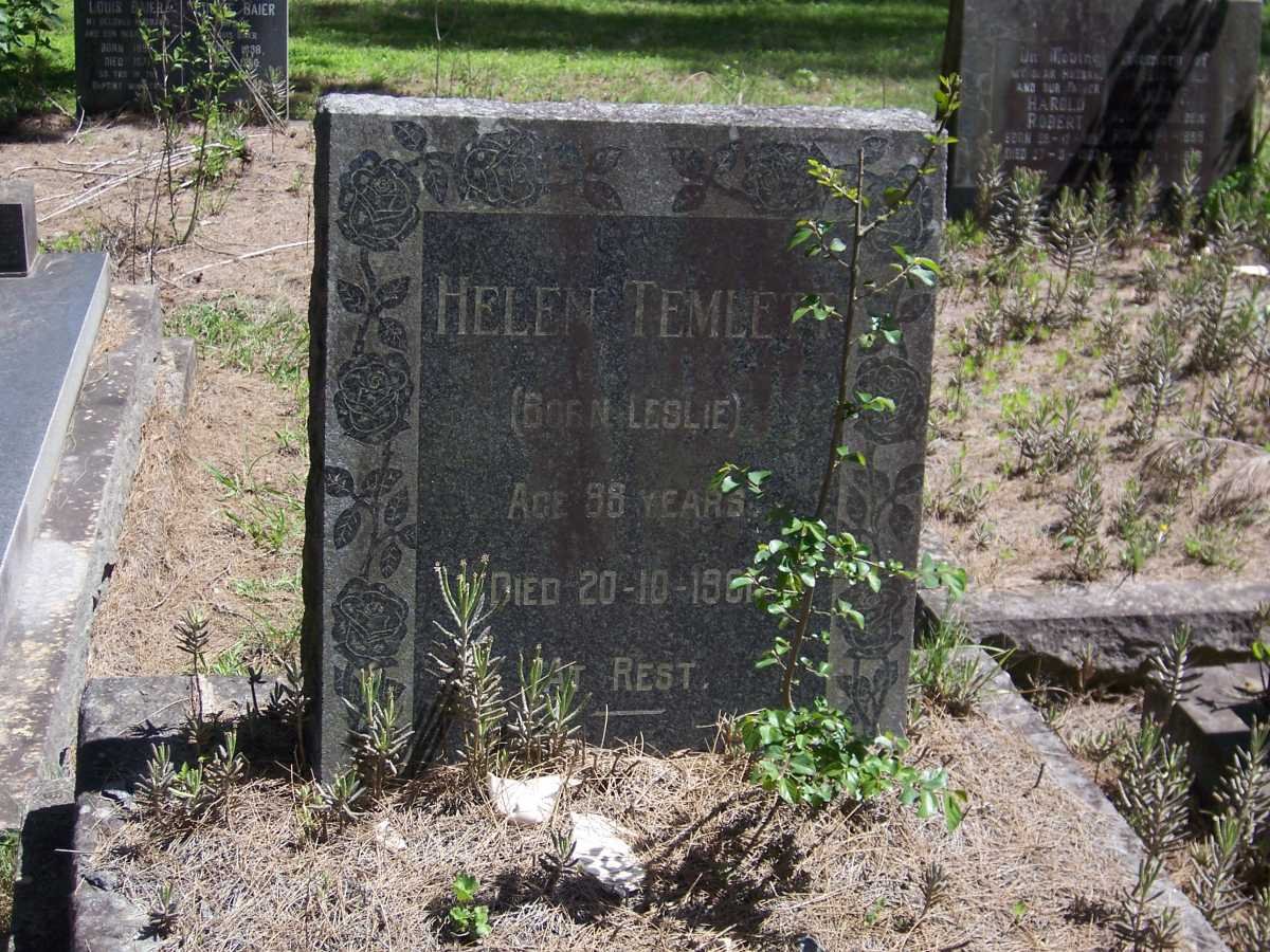 TEMLETT Helen nee LESLIE -1961