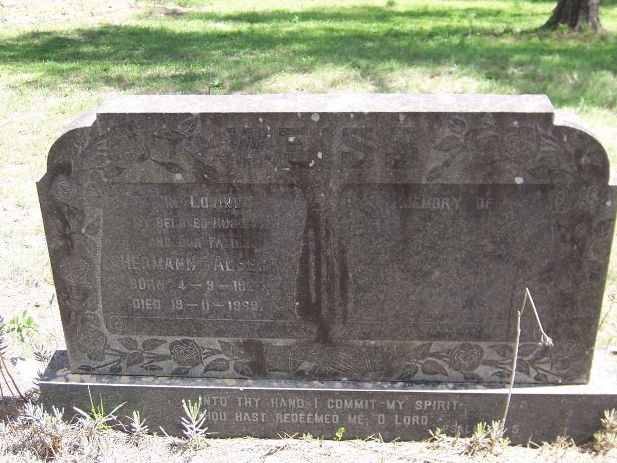 WEISS Hermann Albert 192?-19?9