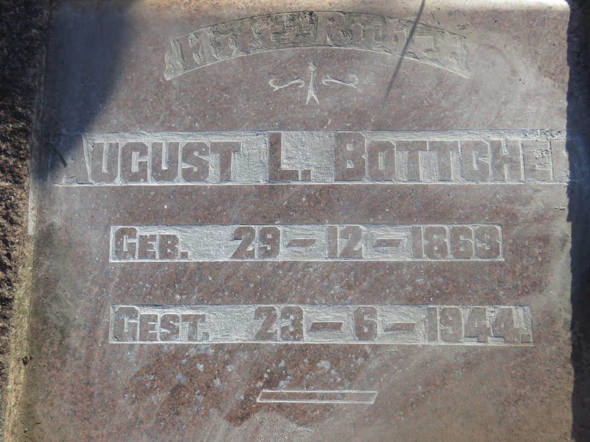 BOTTCHER August L. 1863-1944