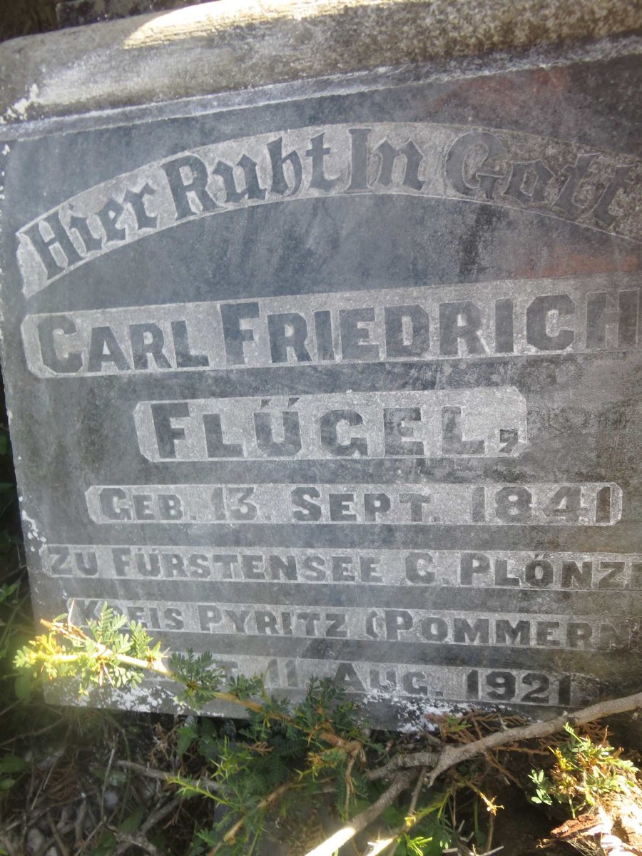 FLÜGEL Carl Friedrich 1841-1921