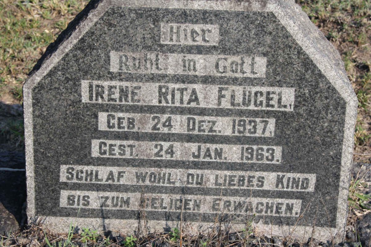FLUGEL Irene Rita 1937-1963