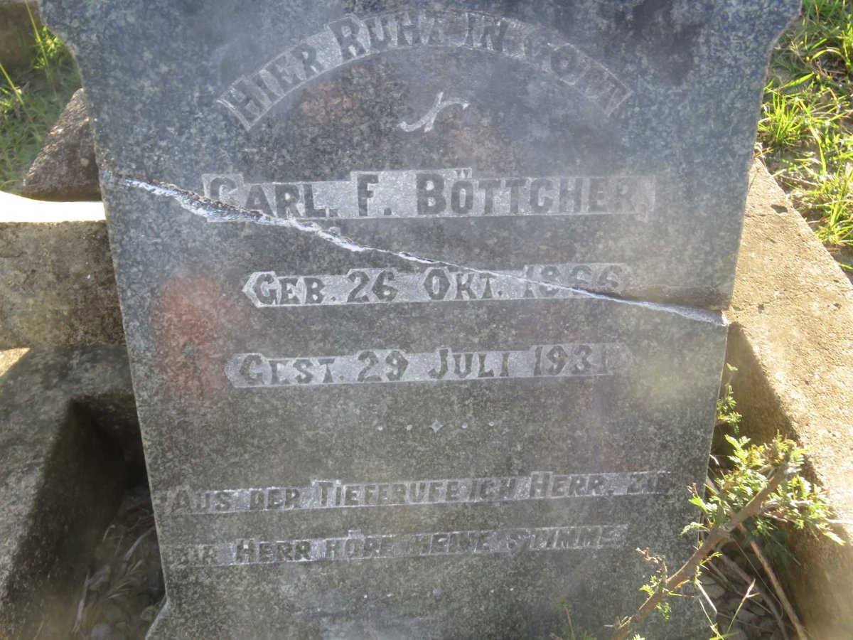 BÖTTCHER Carl F. 18??-1931