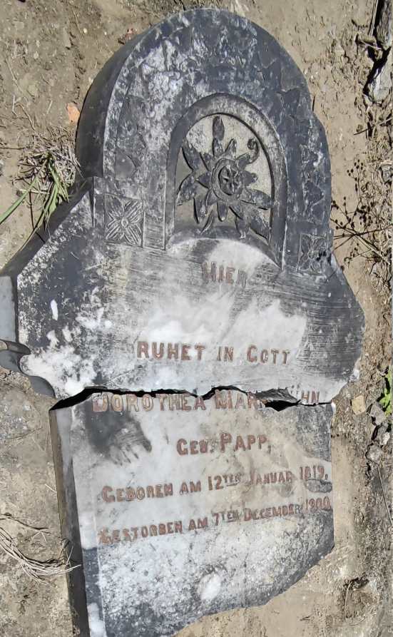 KUHN Dorothea Maria nee PAPP 1819-1900