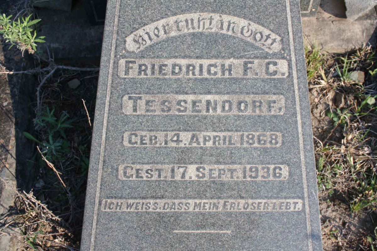 TESSENDORF Friedrich F.C. 1868-1936