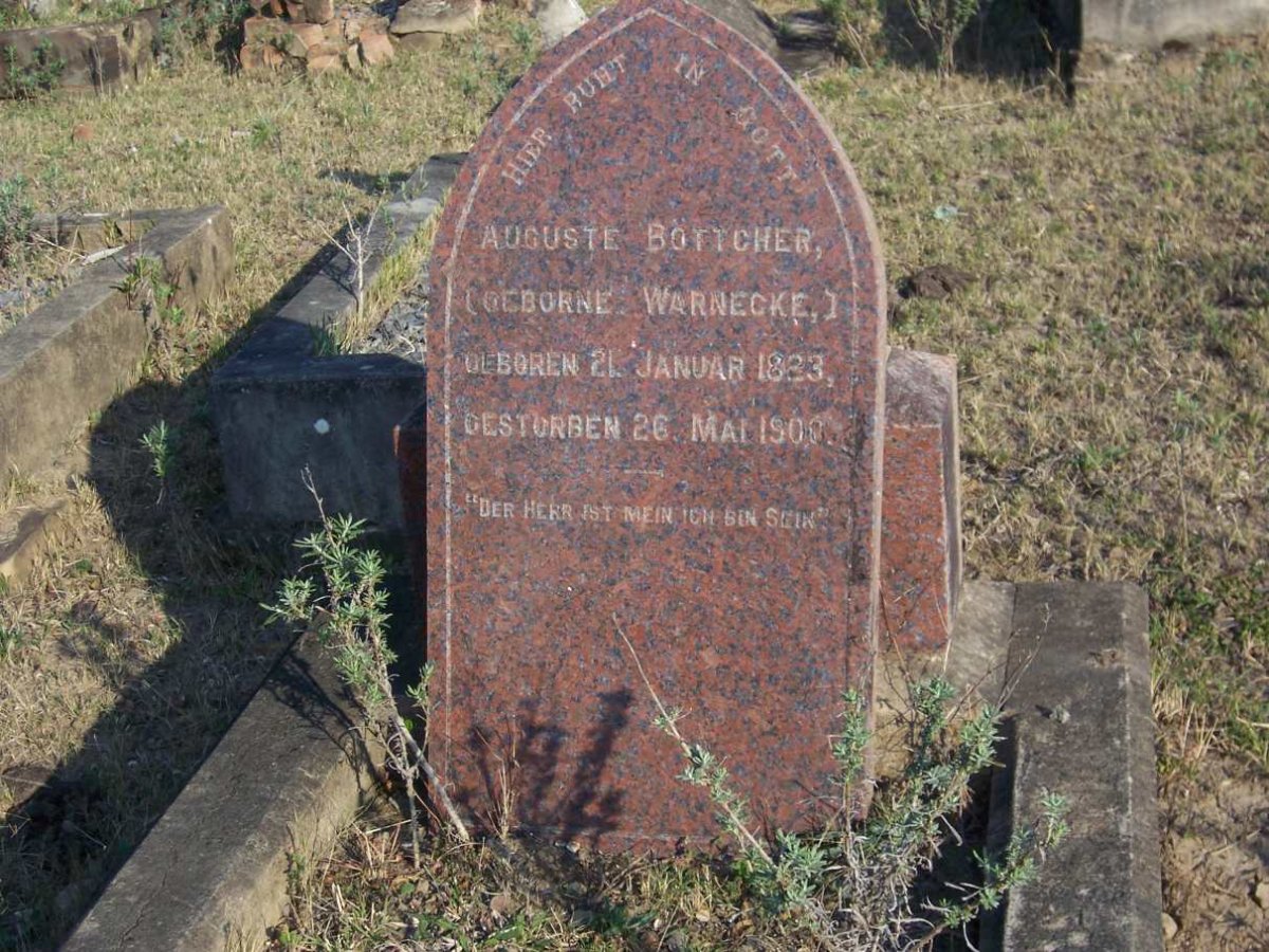 BOTTCHER Auguste nee WARNECKE 1823-1900