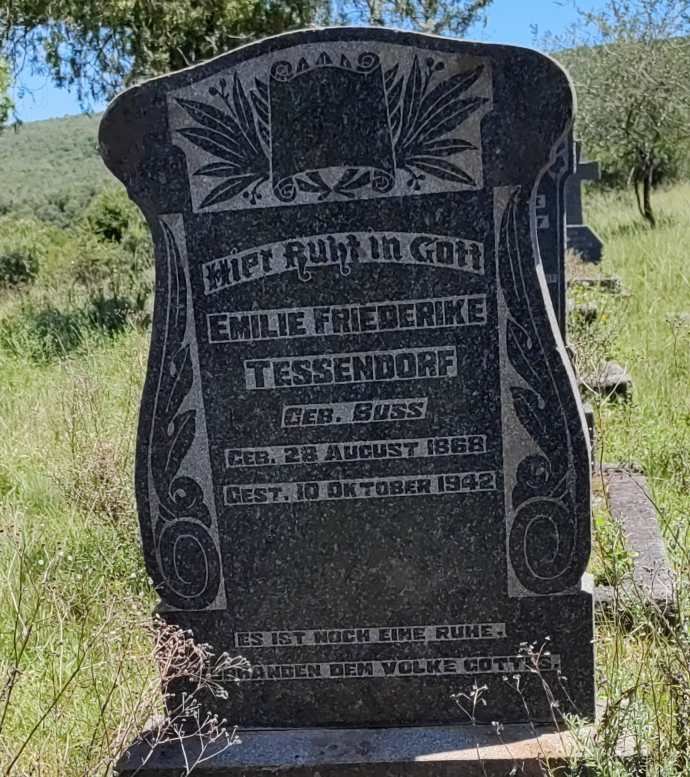 TESSENDORF Emilie Friederike nee BUSS 1868-1942