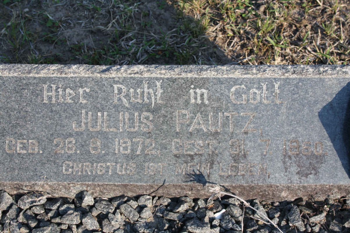 PAUTZ Julius 1872-1950