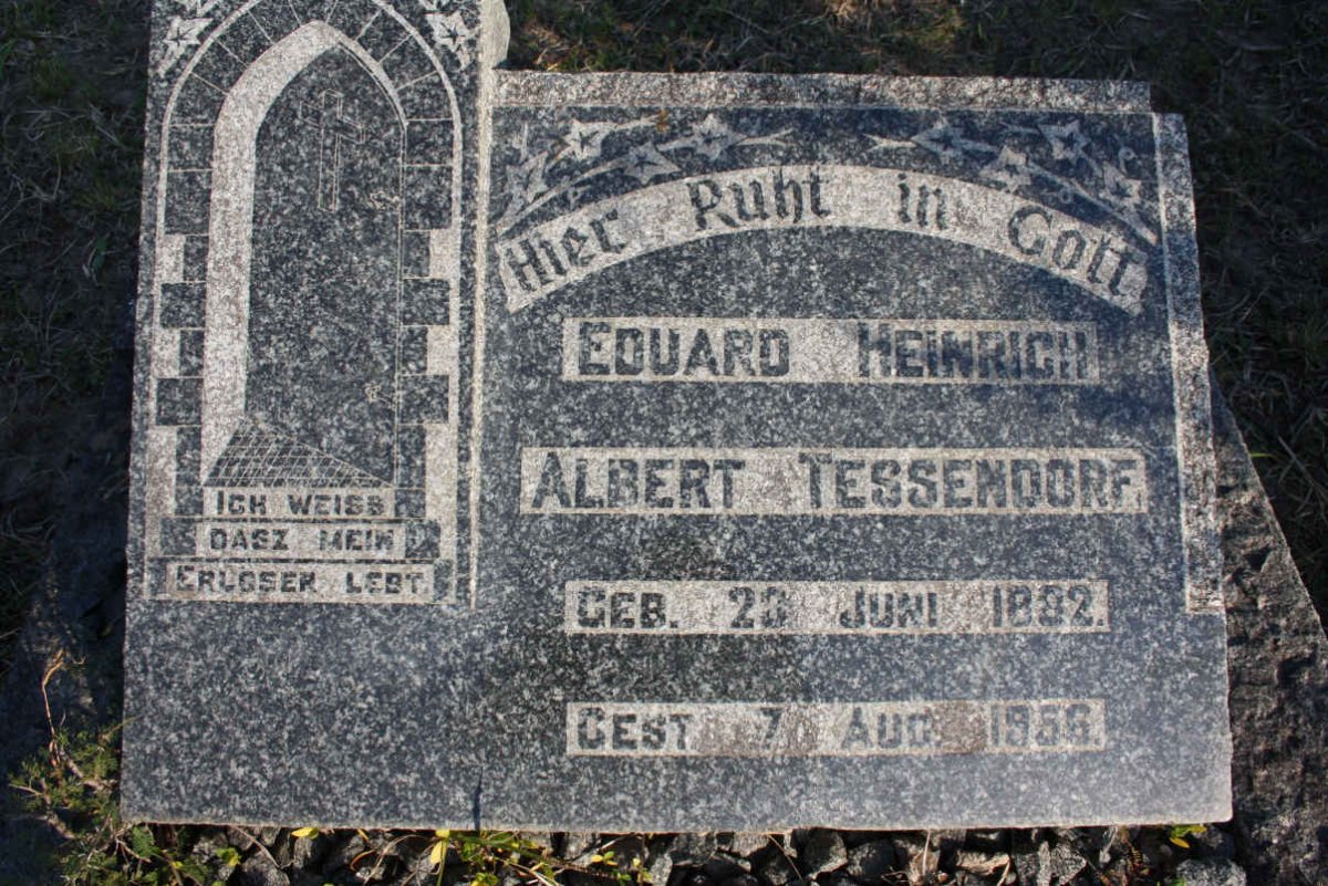 TESSENDORF Eduard Heinrich Albert 1882-1956