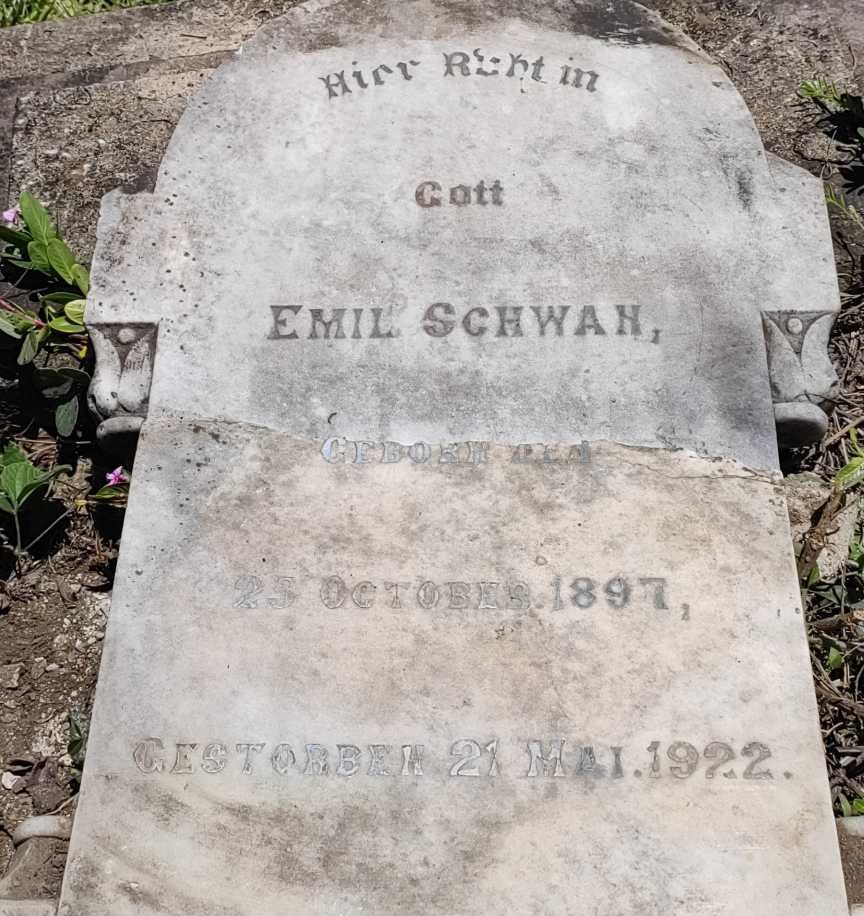 SCHWAN Emil 1897-1922
