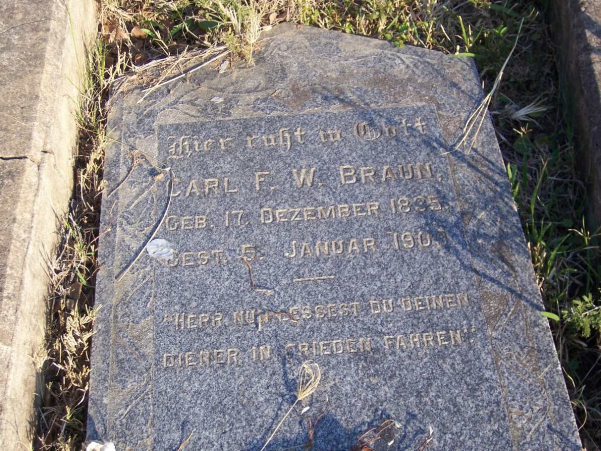 BRAUN Carl F.W. 1835-1909