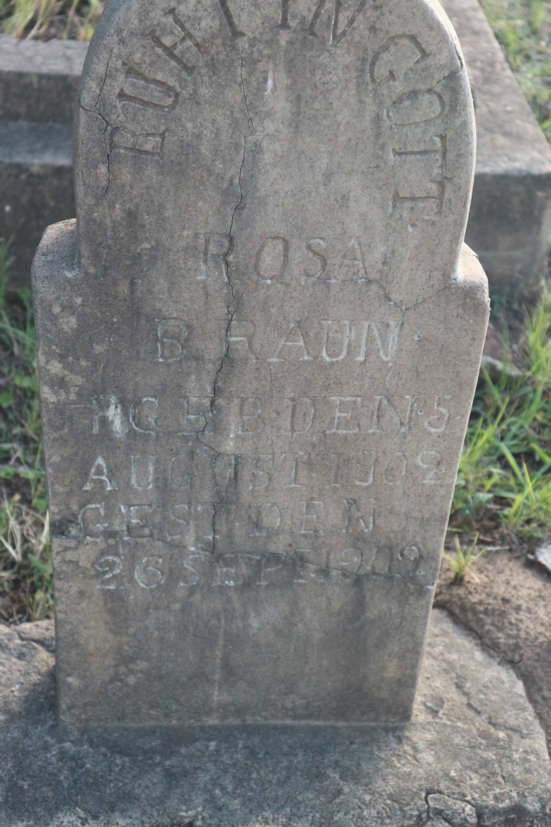 BRAUN Rosa 1902-1902