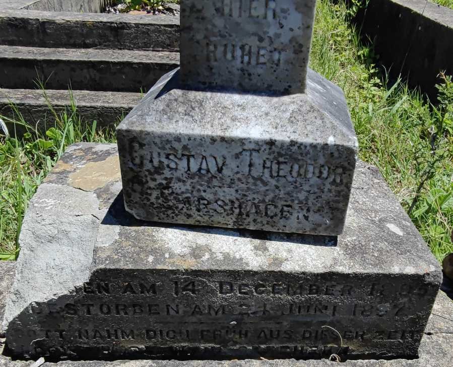 CARSHAGEN Gustav Theodor 1895-1897
