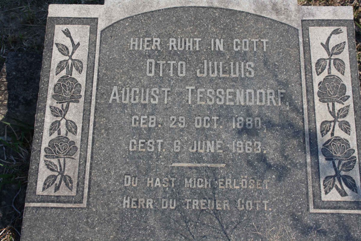 TESSENDORF Otto Julius August 1880-1963
