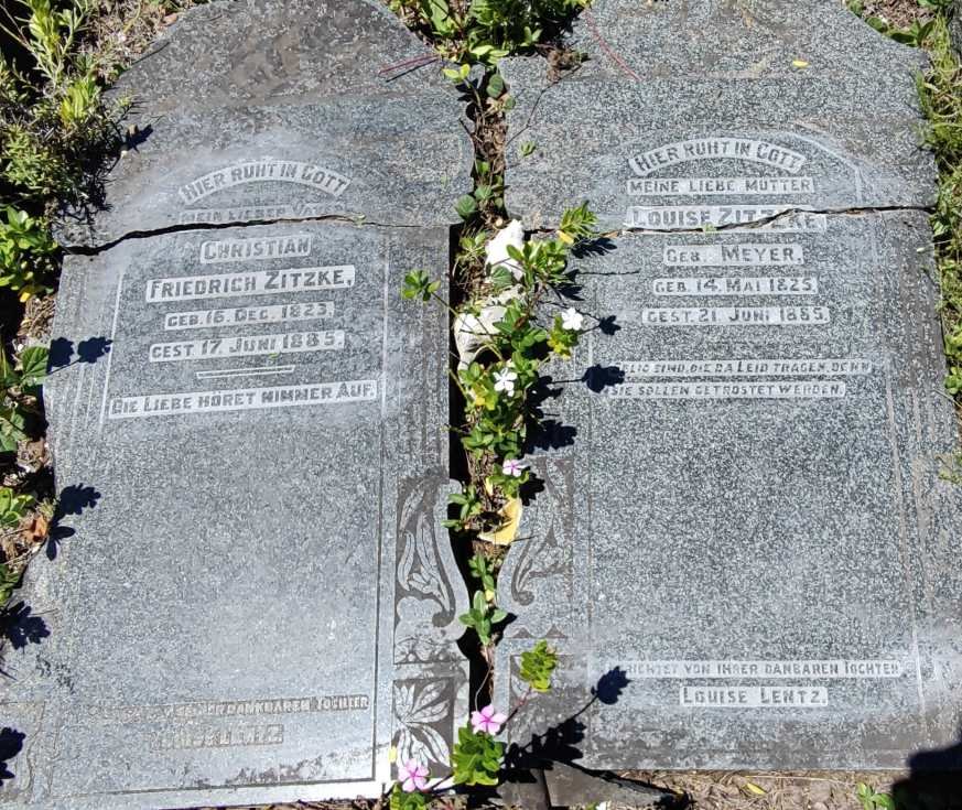 ZITZKE Christian Friedrich 1823-1885 & Louise MEYER 1825-1885