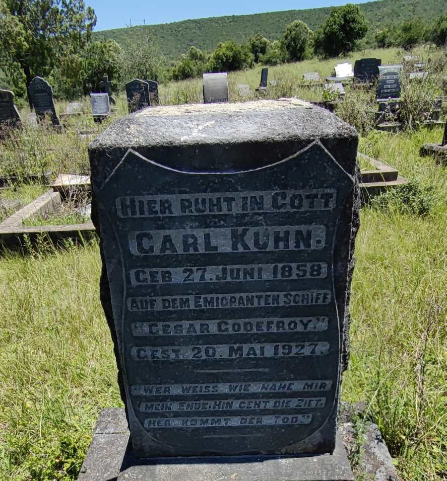 KUHN Carl 1858-1927