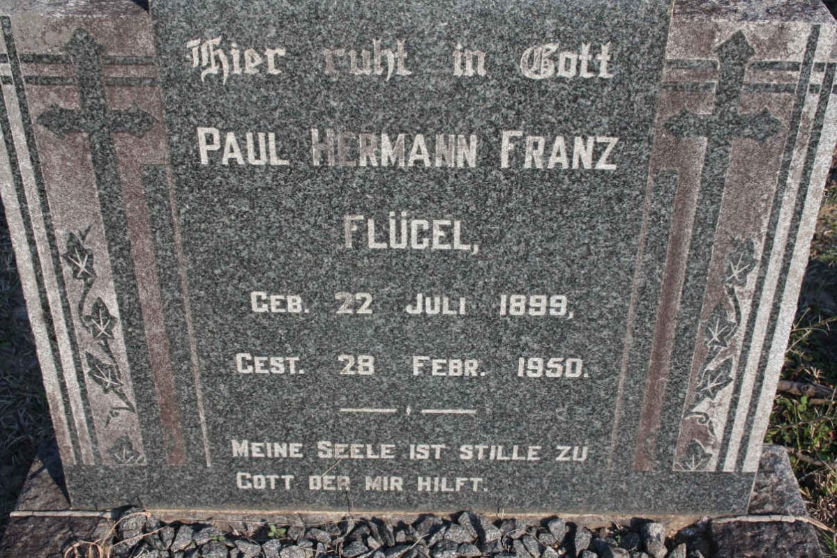 FLUGEL Paul Hermann 1899-1950