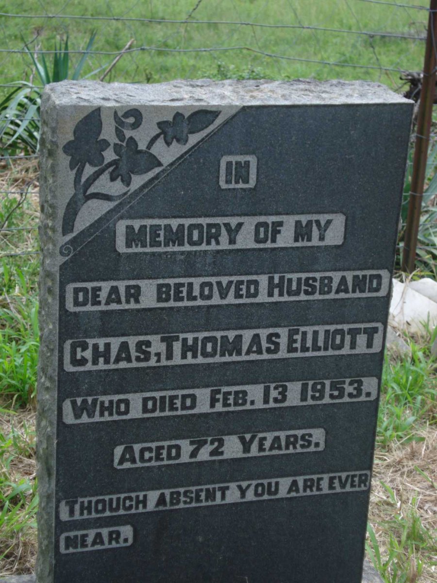 ELLIOTT Chas Thomas -1953