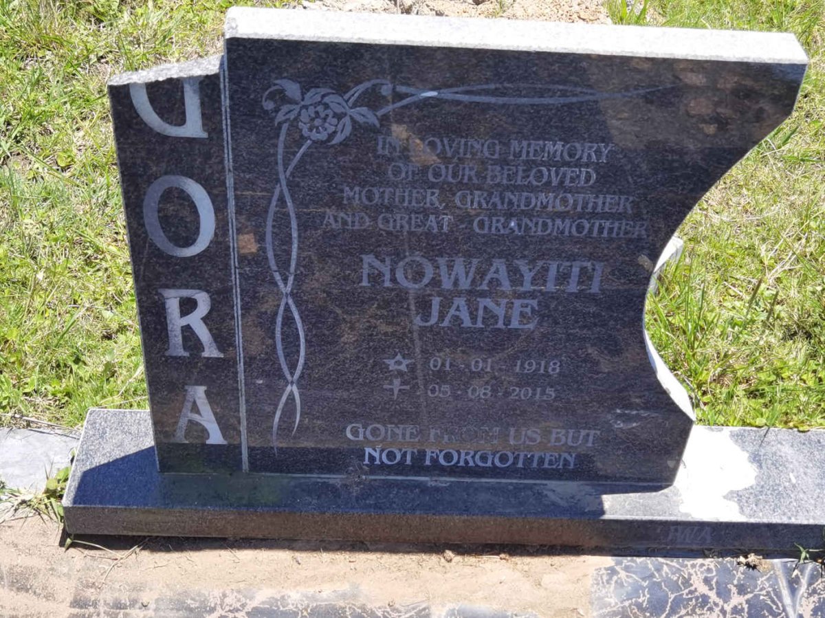 ?ORA Nowayiti Jane 1918-2015