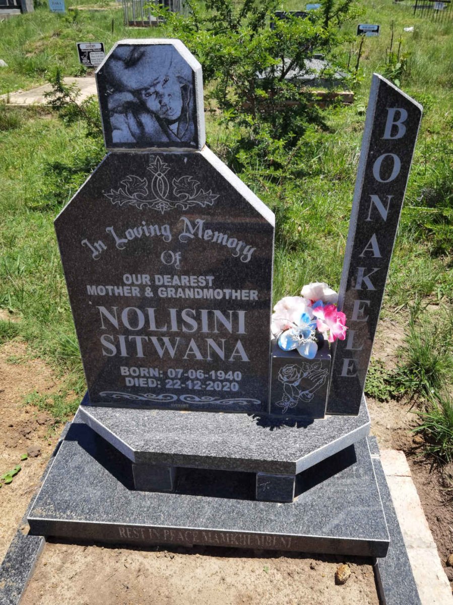 BONAKELE Nolisini Sitwana 1940-2020