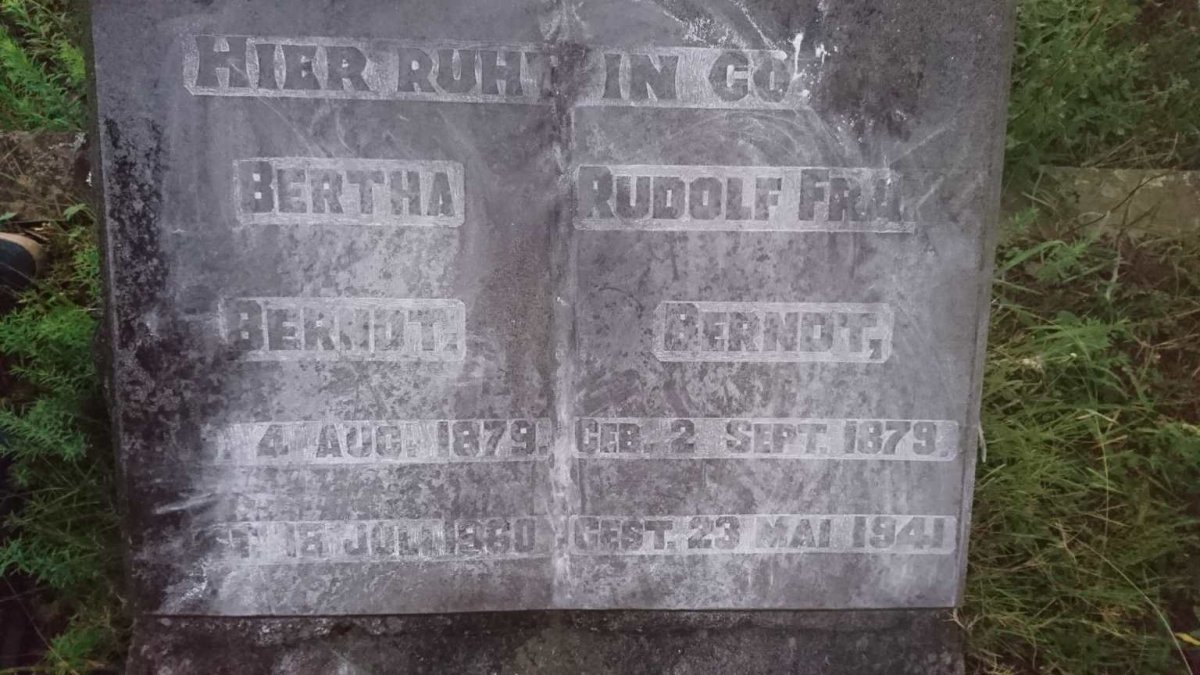 BERNDT Rudolph Franz 1879-1941 &amp; Bertha 1879-1960