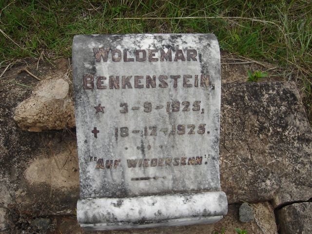 BENKENSTEIN Woldemar 1925-1925