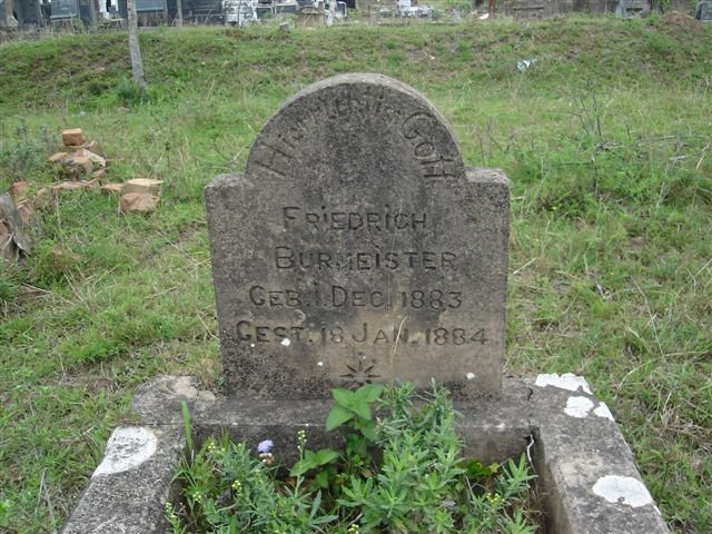 BURMEISTER Friedrich 1883-1884