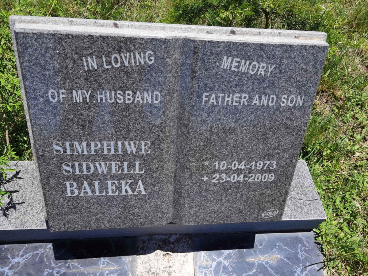 BALEKA Simphiwe Sidwell 1973-2009