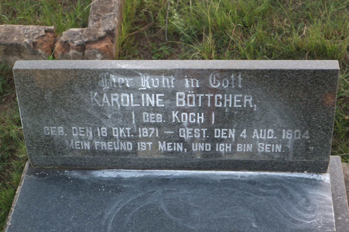 BOTTCHER Karoline nee KOCH 1871-1904