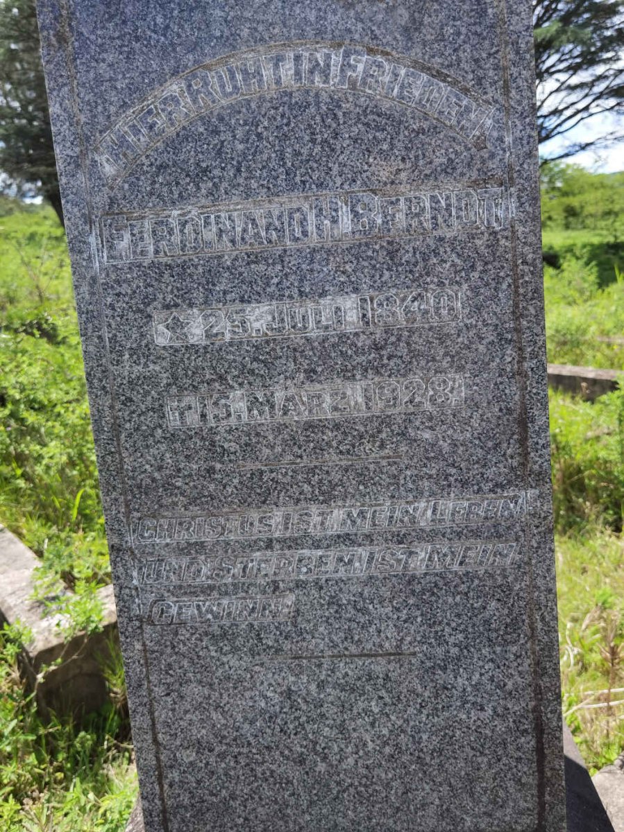 BERNDT Ferdinand H. 1840-1928