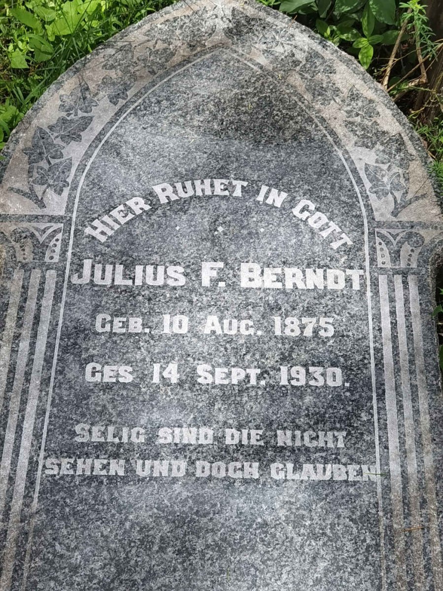 BERNDT Julius F. 1875-1930