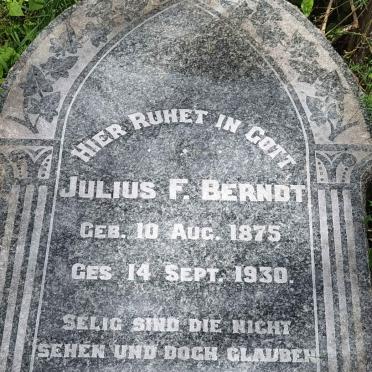 BERNDT Julius F. 1875-1930