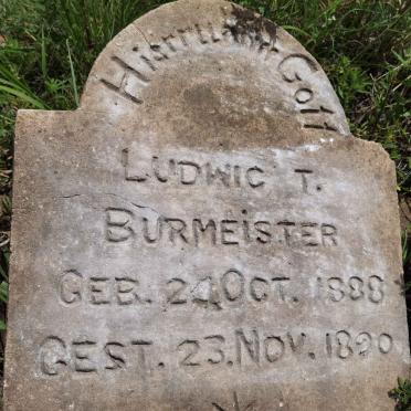 BURMEISTER Ludwig T. 1888-1890