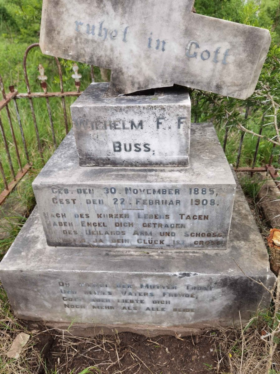 BUSS Wilhelm F.F. 1885-1908