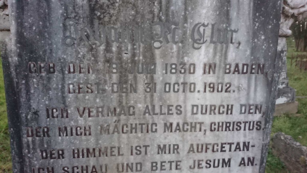 CLUR Johann 1830-1902 &amp; Louise W. FLIEDT 1845-1928