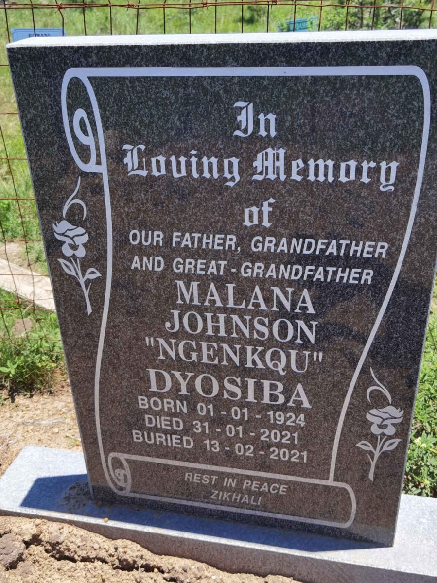 DYOSIBA Malana Johnson 1924-2021
