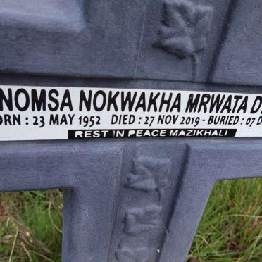 DYOSI Nomsa Nokwakha Mrwata 1952-2019