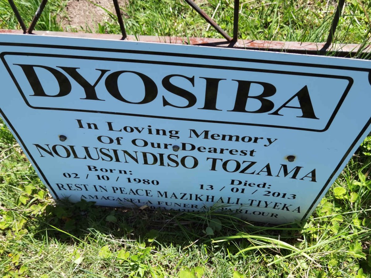 DYOSIBA Nolusindiso Tozama 1980-2013