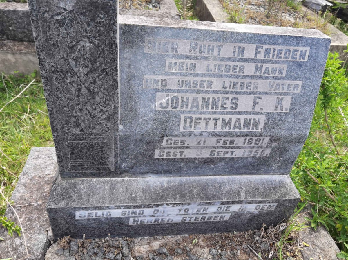 DETTMANN Johannes F.K. 1891-1955