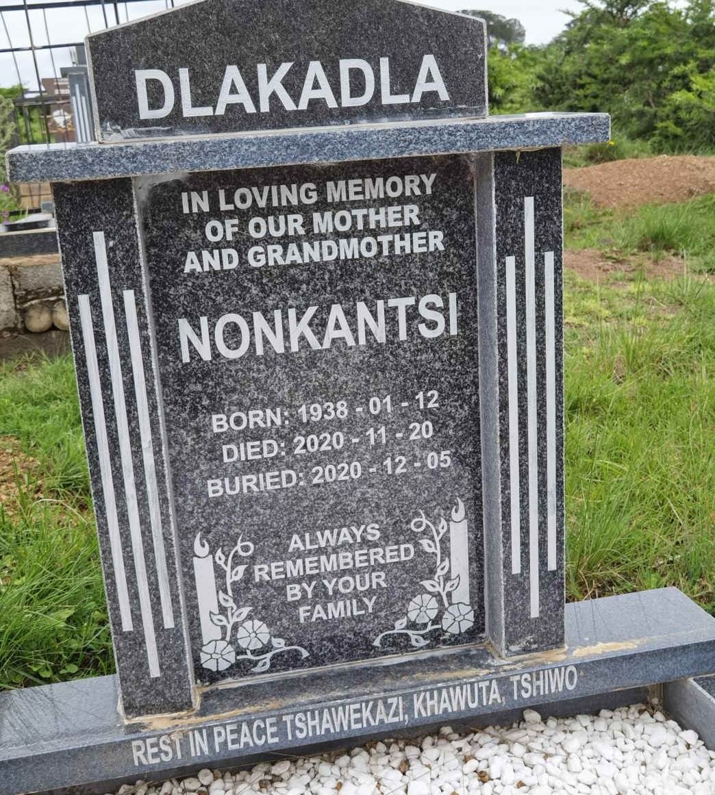 DLAKADLA Nonkantsi 1938-2020