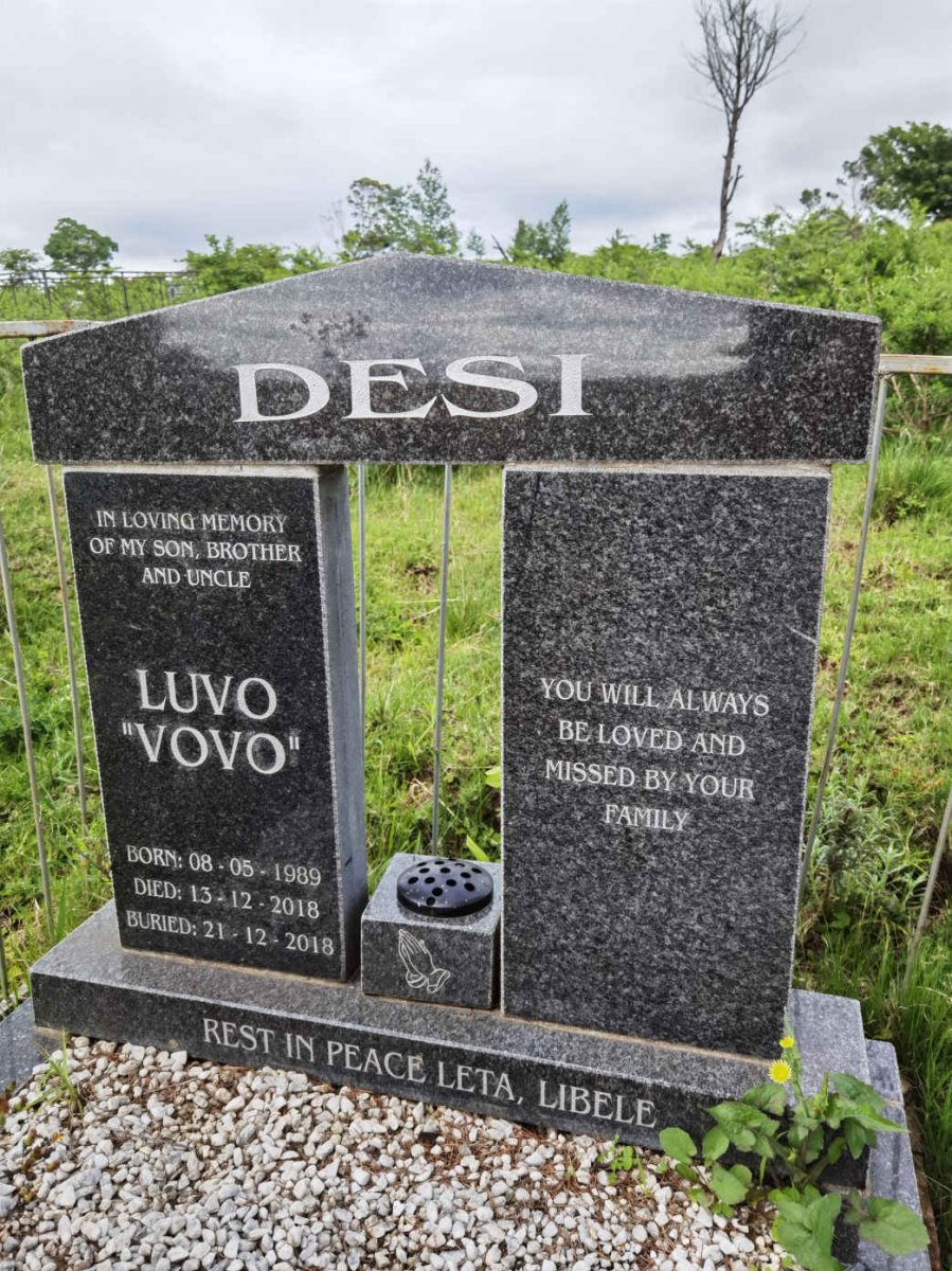 DESI Luvo 1989-2018