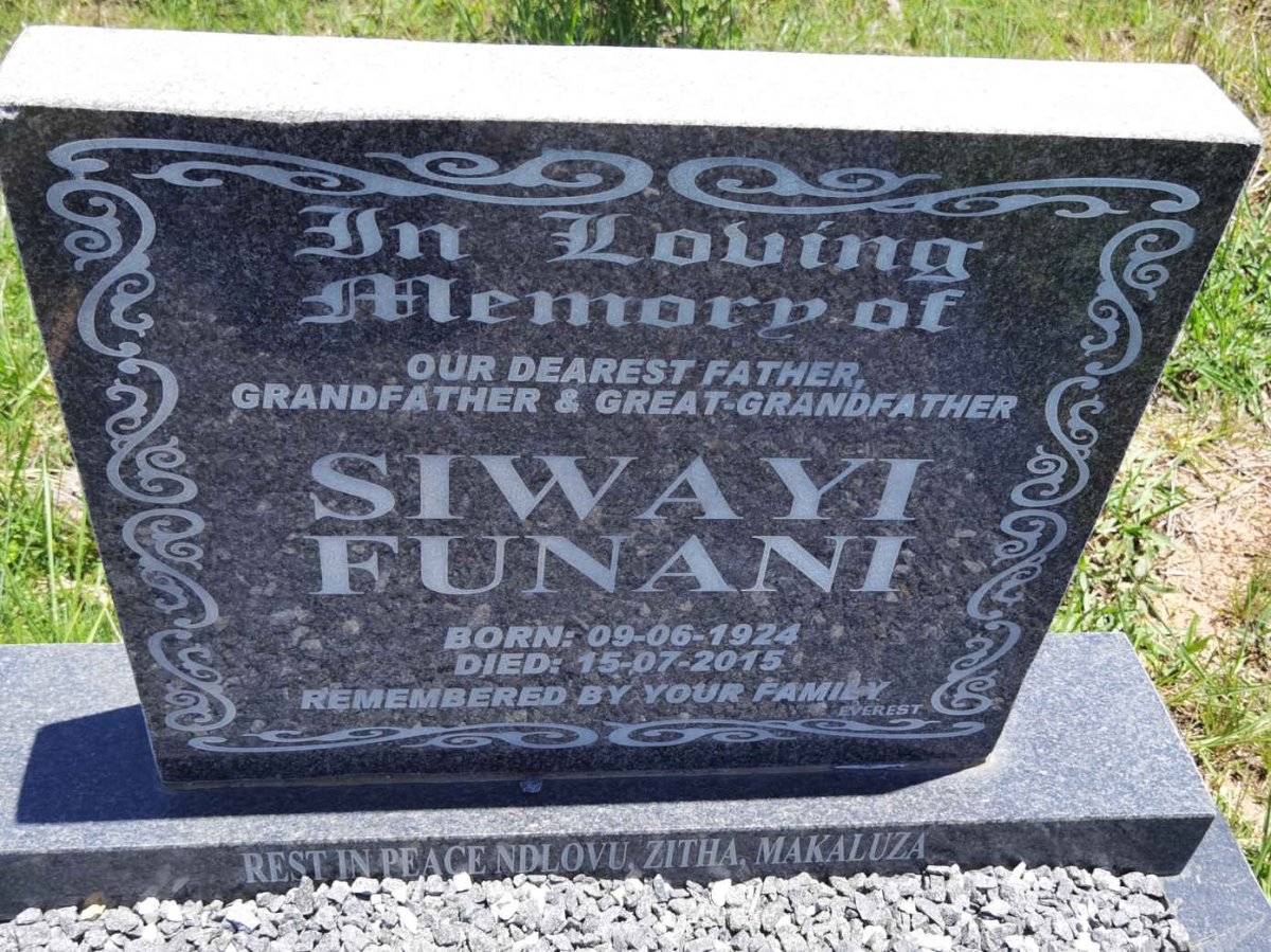 FUNANI Siwayi 1924-2015