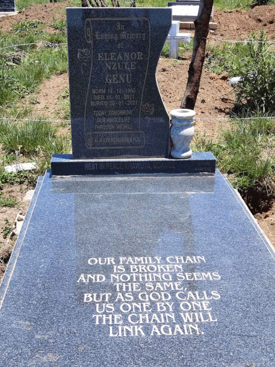GENU Eleanor Nzule 1950-2021