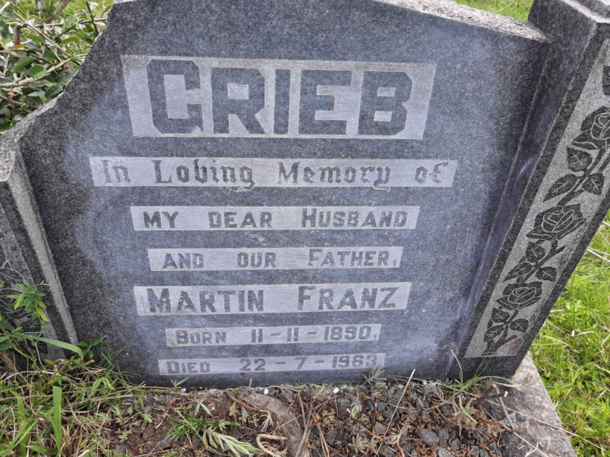 GRIEB Martin Franz 1890-1963