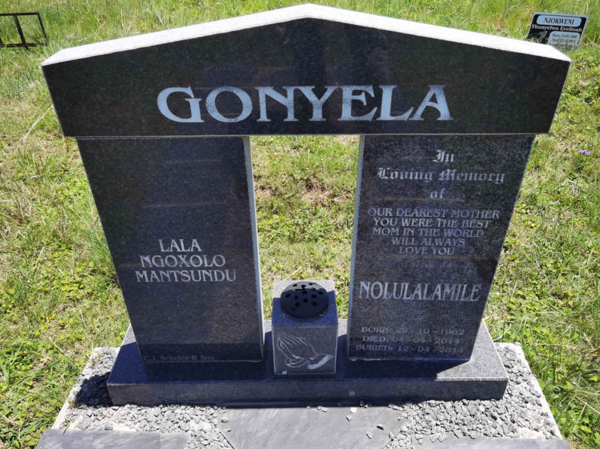 GONYELA Nolulalamile 1962-2014