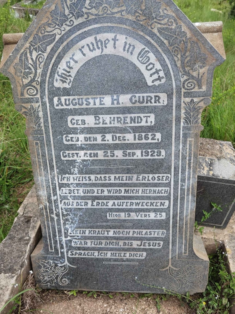 GURR Auguste H. nee BEHRENDT 1862-1929