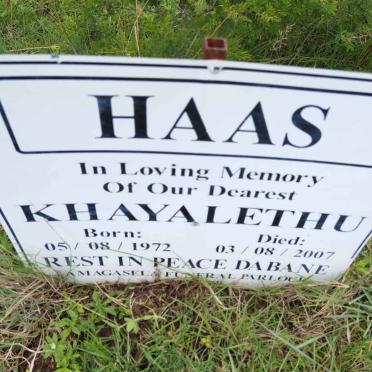 HAAS Khayalethu 1972-2007