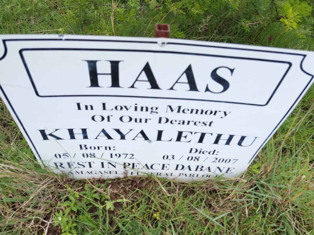 HAAS Khayalethu 1972-2007