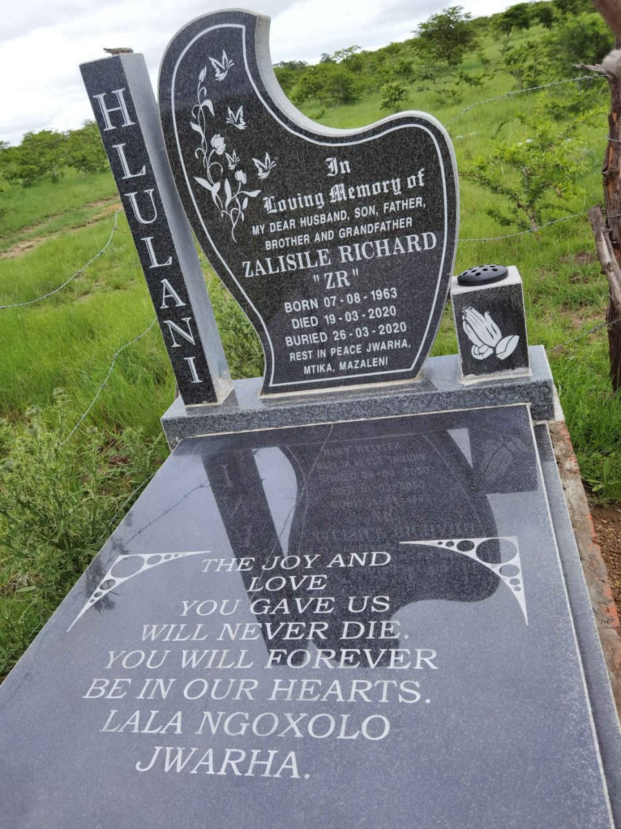 HLULANI Zalisile Richard 1963-2020