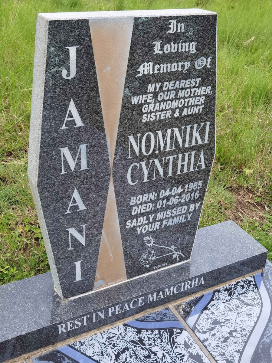 JAMANI Nomniki Cynthia 1965-2016