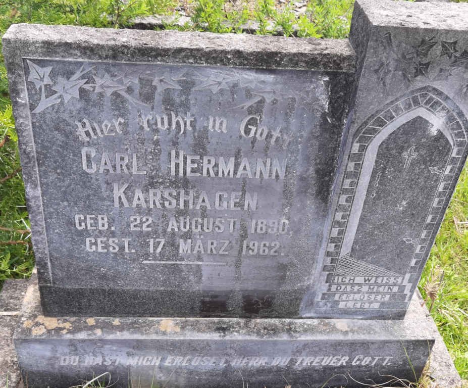 KARSHAGEN Carl Hermann 1890-1962